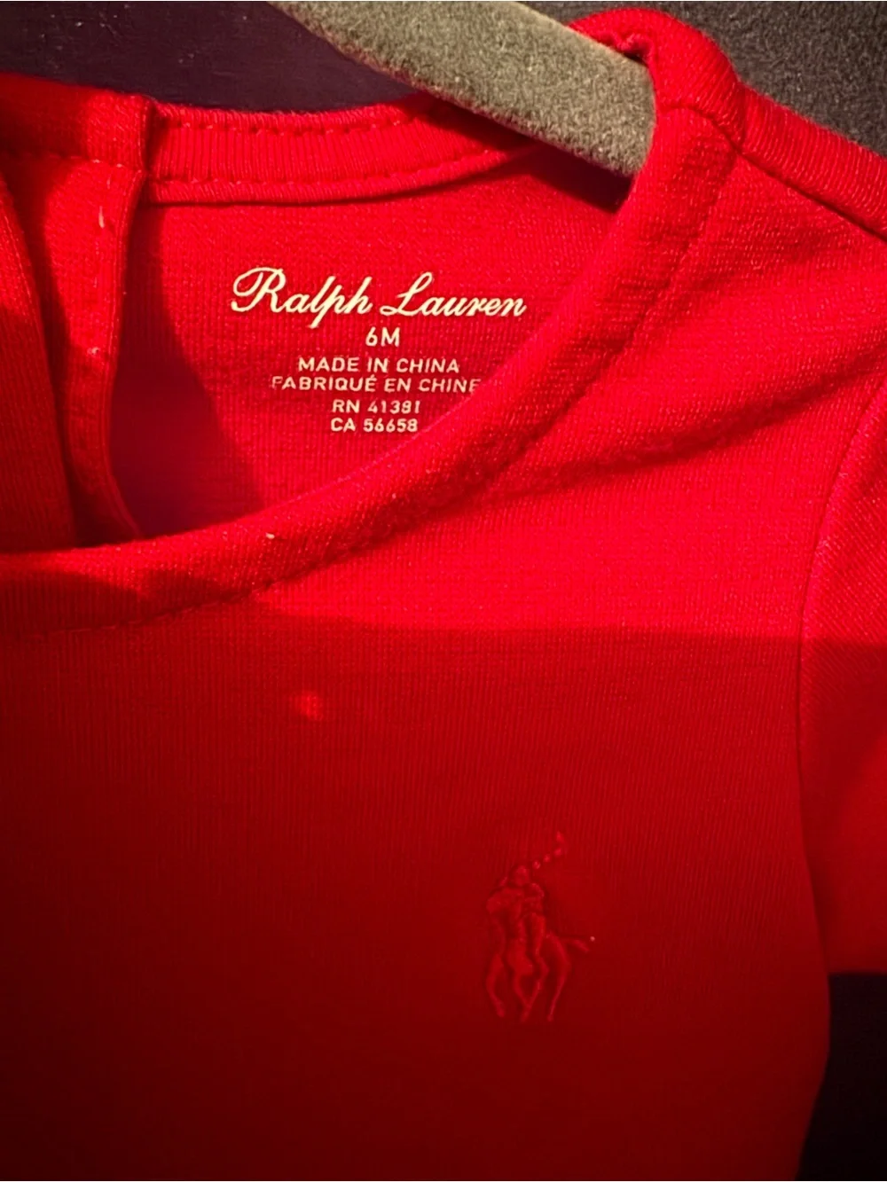 Ralph Lauren Red Short-Sleeve Fit & Flare Dress